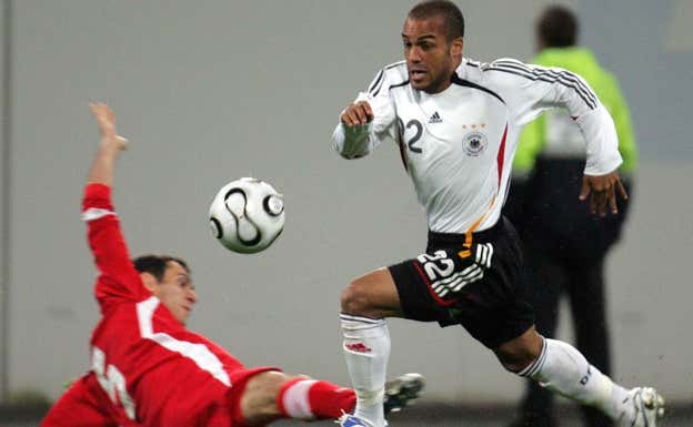 Odonkor, en un partido con la selección alemana. ABC