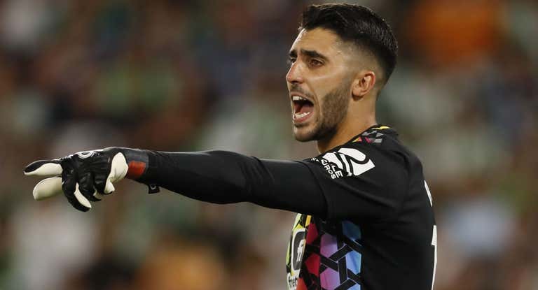 Rui Silva, en un partido con el Betis.