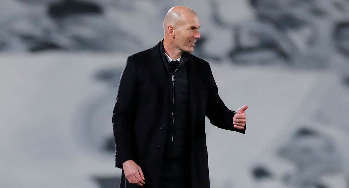 Zinedine Zidane, durante su etapa en el Real Madrid.