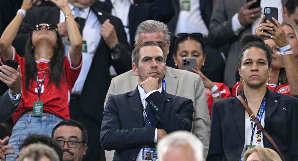 Lahm ha mostrado su fascinación por el juego del conjunto de Luis de la Fuente. /AFP