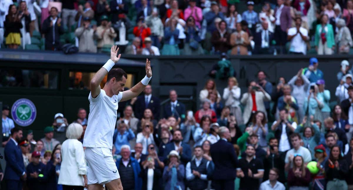 Andy Murray se despide con un minuto y medio de ovación: «Querría jugar para siempre, amo este deporte»