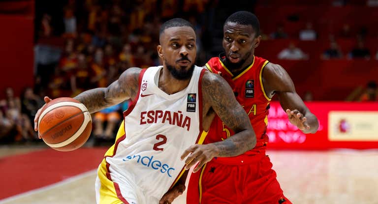 Lorenzo Brown durante el Preolímpico de baloncesto.