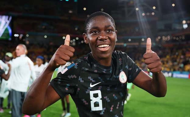 Nigeria celebrando una victoria de Nigeria.  INSTAGRAM