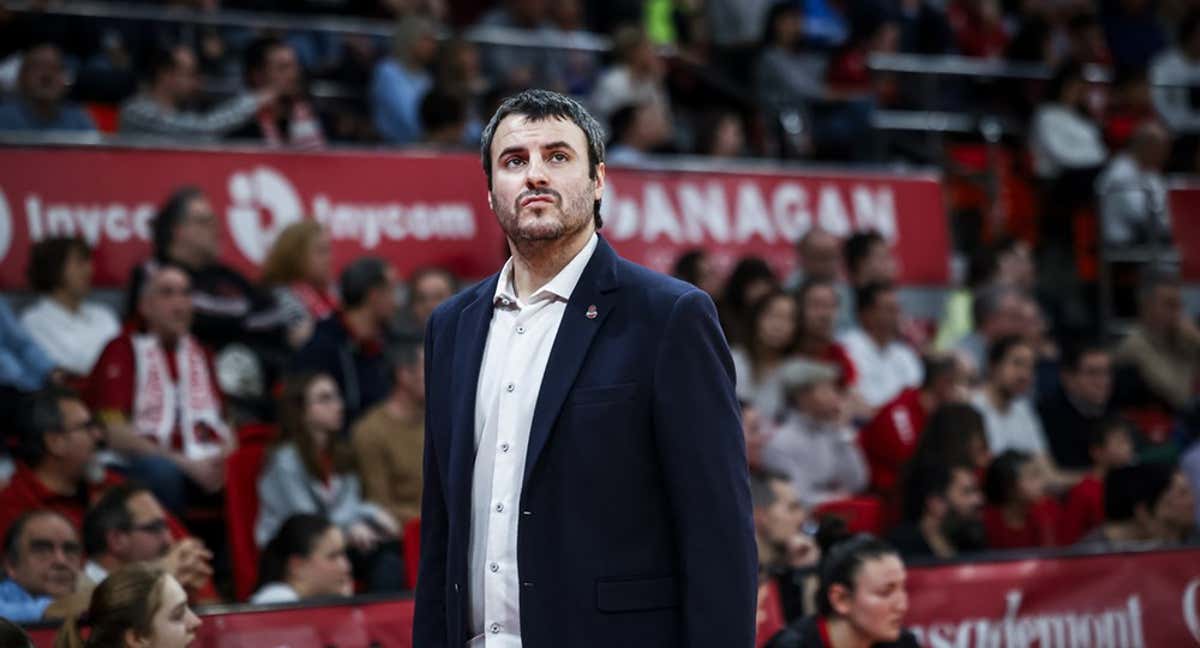 Carlos Cantero afrontará su cuarta temporada en Zaragoza. /FIBA