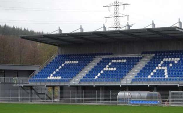 El actual estadio del VFR Pforzheim, el Stadion im Brötzinger.
