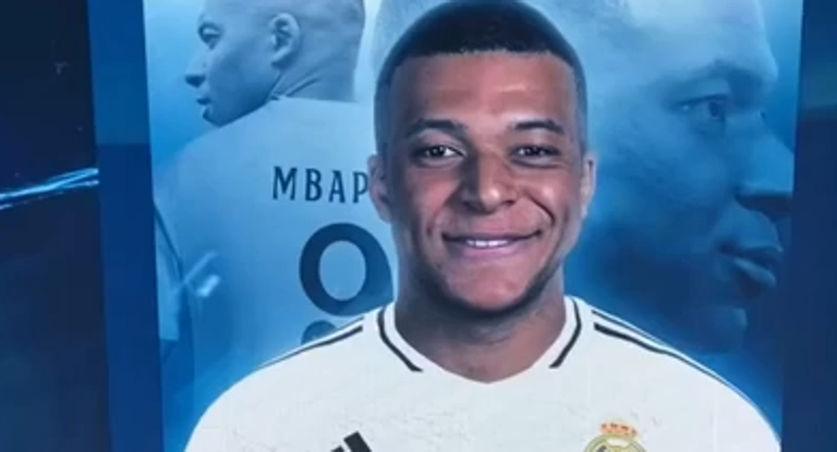 Así ha sido el primer día de la camiseta de Mbappé en el Bernabéu.
