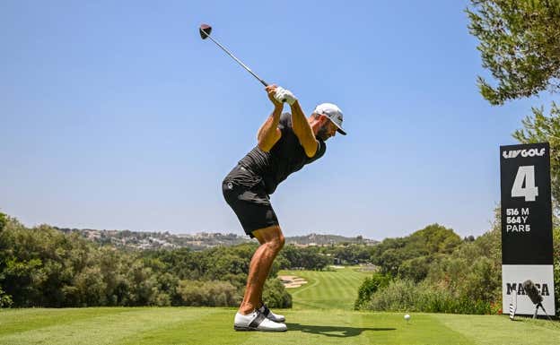 Dustin Johnson, el año pasado en Valderrama.  Getty
