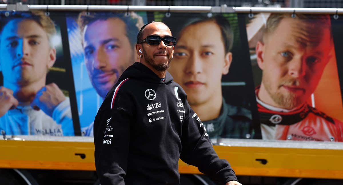 Lewis Hamilton, en Silverstone./REUTERS