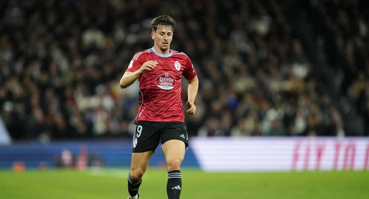 Tadeo Allende, en un partido con el Celta.