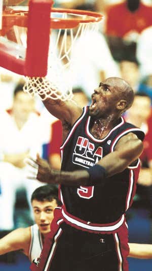 Michael Jordan en los Juegos de Barcelona. ABC