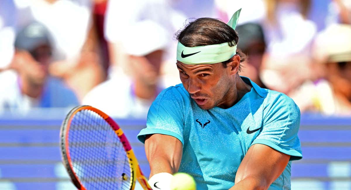 Rafael Nadal, durante la final de Bastad. /Reuters