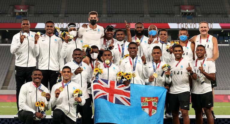 Fiji celebra el oro de Tokio.