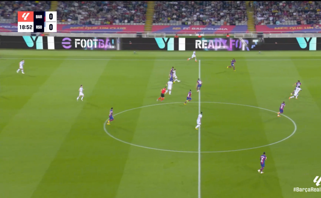 Merino juega en profundidad.  WYSCOUT
