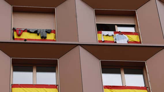 La zona de los deportistas españoles en la Villa Olímpica de París. /EFE / CHEMA MOYA