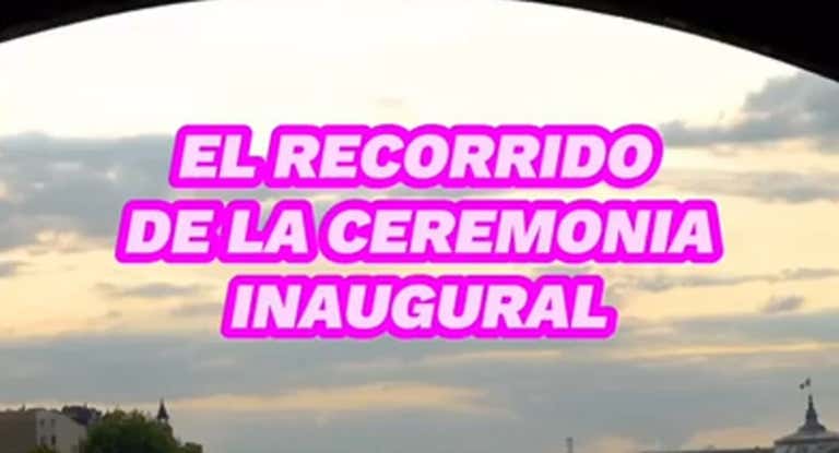 Es la primera vez en la historia que la ceremonia inaugural de los Juegos Olímpicos se hará fuera de un estadio.
