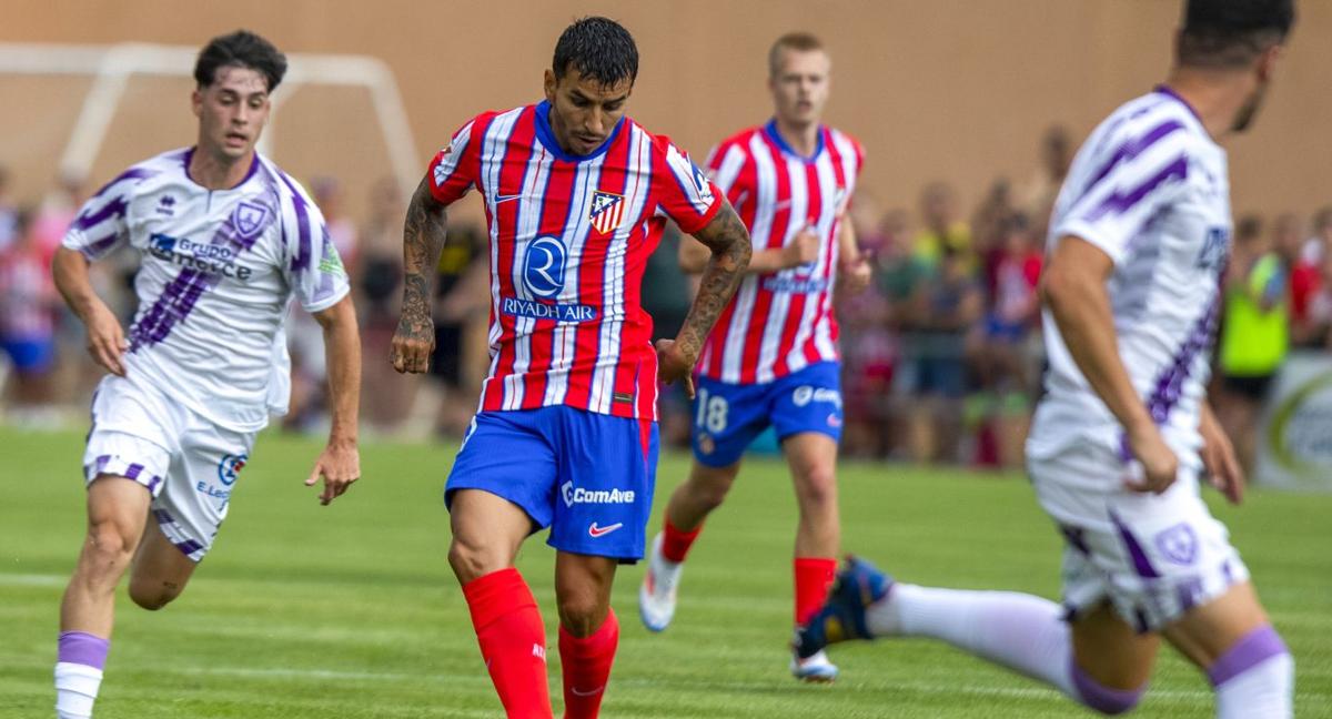 Correa fue titular ante el Numancia.