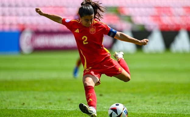 Judit Pujols durante el encuentro.  RFEF