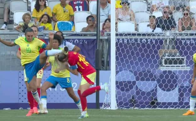 La entrada de Marta sobre Olga Carmona.  RTVE