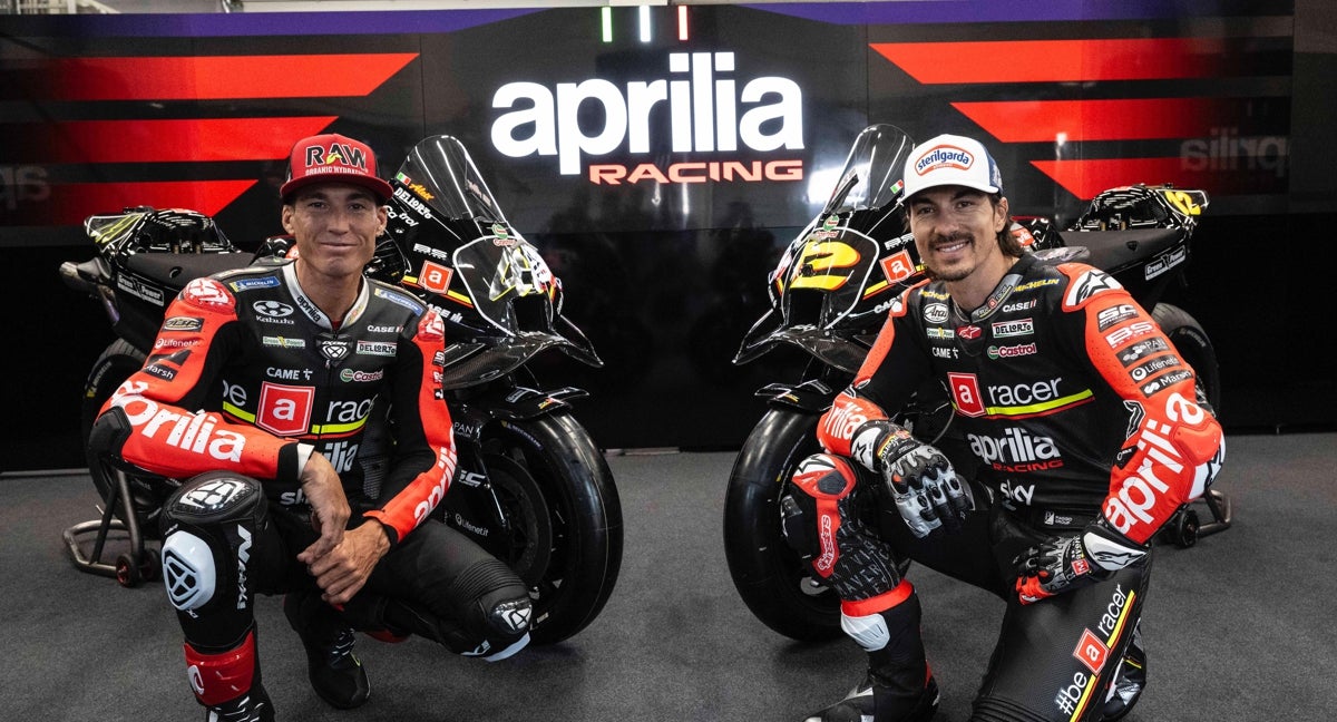 Aleix Espargaró y Maverick Viñales.
