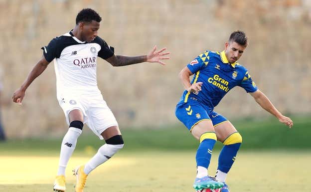 Manu Fuster con Las Palmas en pretemporada UDLP_OFICIAL