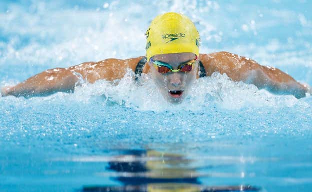 Emma McKeon durante su participación en París 2024. REUTERS
