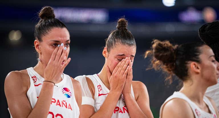 España se lamenta en su derrota en el último Eurobasket.