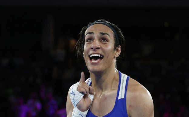 Imane Khelif, durante los Juegos Olímpicos de París 2024.  Reuters
