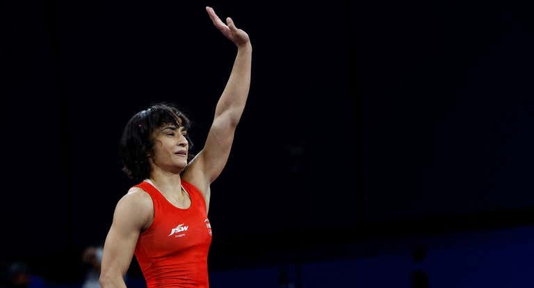 Vinesh Phogat, en los JJOO de París.