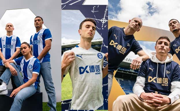 Las tres equipaciones del Deportivo Alavés para LaLiga.  ALAVÉS.