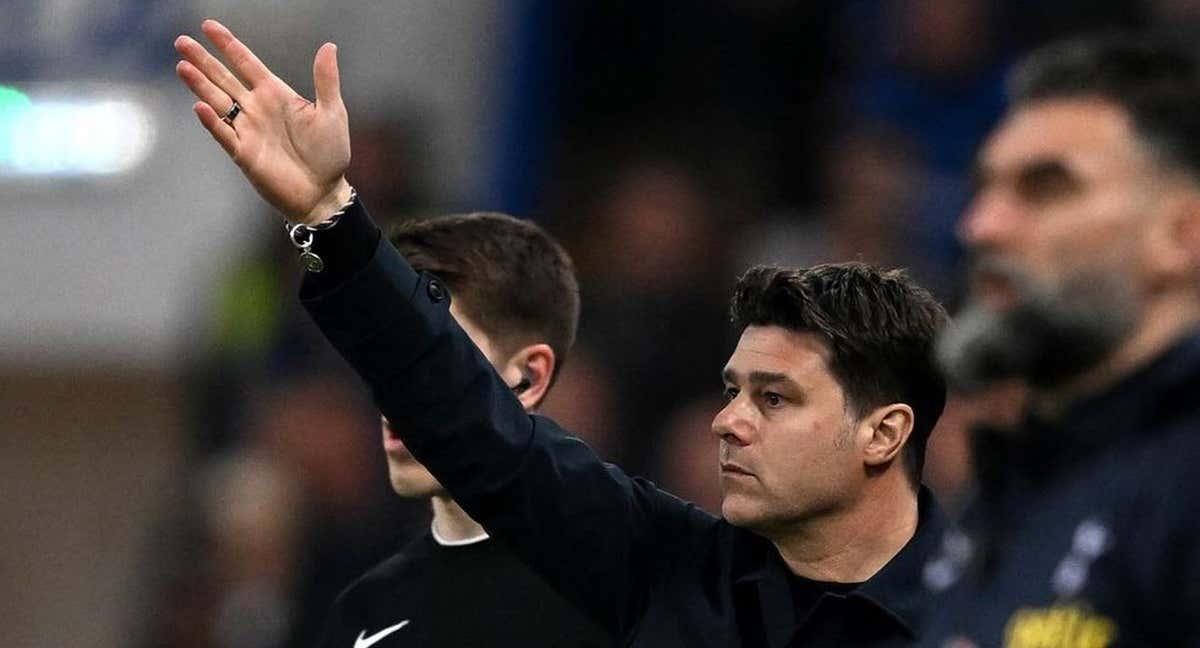 Mauricio Pochettino, durante su etapa en el Chelsea.