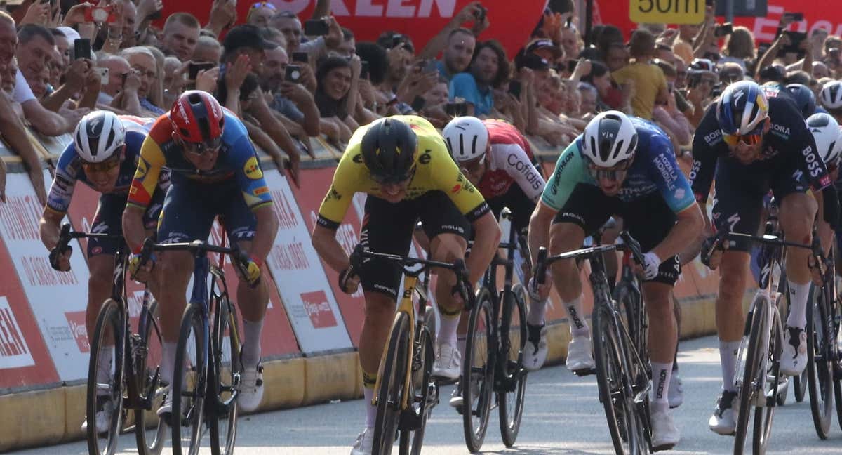 Ciclistas en la cuarta etapa del Tour de Polonia.