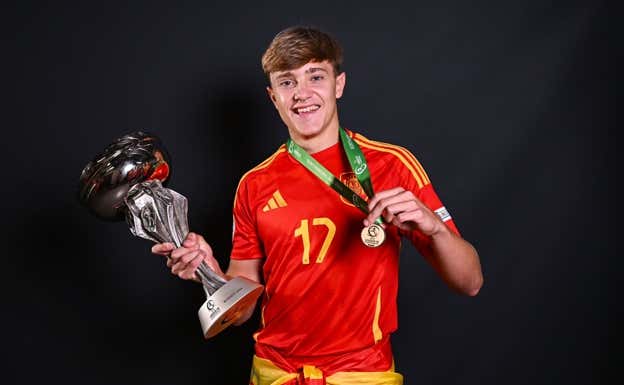 Jesús Rodríguez, campeón de Europa sub-19. RBB