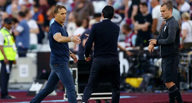 Unai Emery se lleva el primer duelo de vascos de la Premier ante el West Ham de Julen Lopetegui