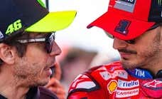 «Haz lo que hiciste ayer, que fue perfecto»: el consejo de Valentino Rossi a un demoledor Bagnaia