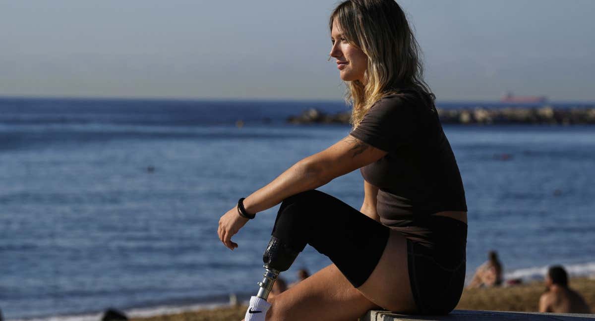 La atleta Fiona Pinar.