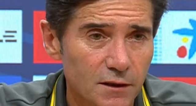 Marcelino se quejó en rueda de prensa del exceso de partidos en el mes de agosto.