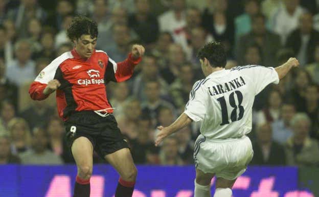 Tote, con el Valladolid en el Bernabéu.  RAMÓN GÓMEZ