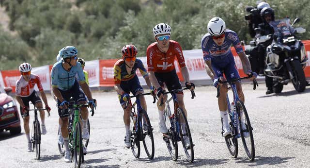 Tres corzos provocan una caída en la Vuelta: «Si no lo veo, no lo creo»