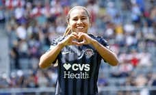 Leicy Santos sueña en su debut y apuntala la victoria del Washigton Spirit de Jonatan Giráldez