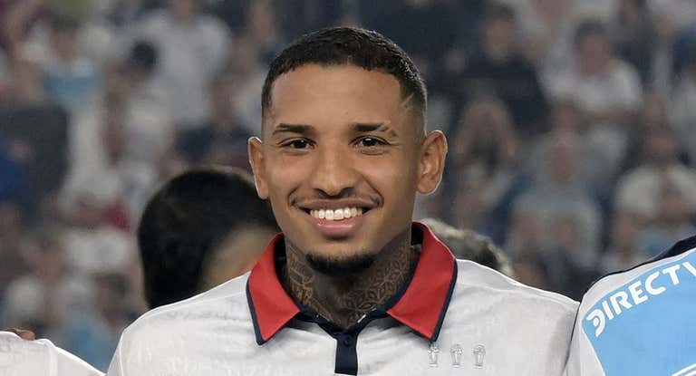 Juan Izquierdo, en la Libertadores.