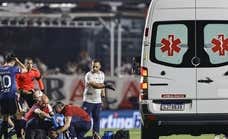 Empeora la situación de Juan Izquierdo, el futbolista que se desplomó durante un partido en Brasil