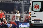 Empeora la situación de Juan Izquierdo, el futbolista que se desplomó durante un partido en Brasil