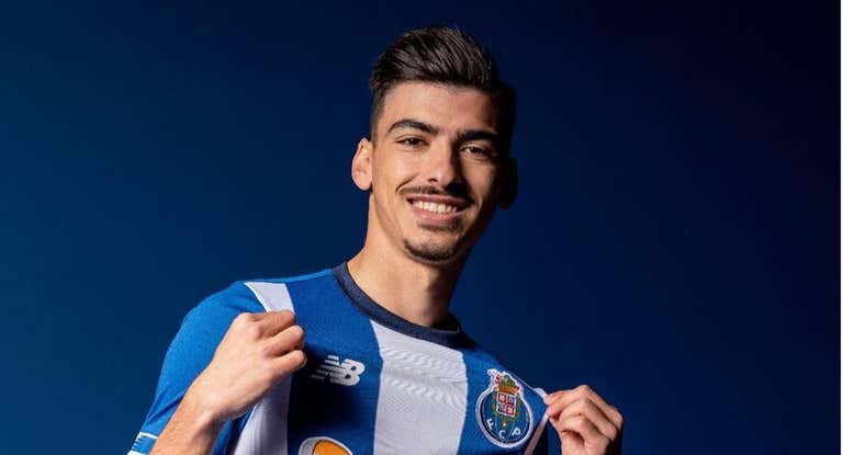 André Franco, con la camiseta del Porto.