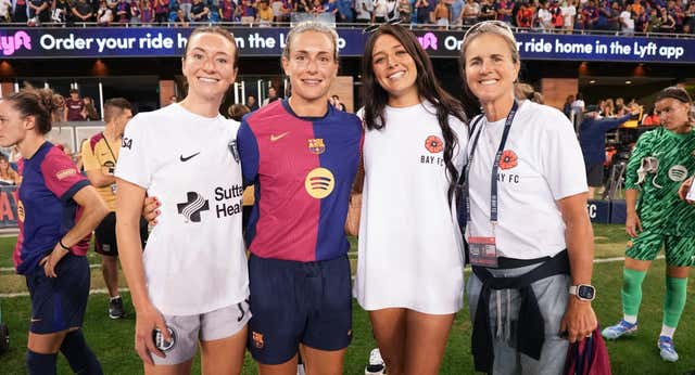 El reencuentro con la historia de Alexia Putellas y Brandi Chastain que homenajeó a dos celebraciones icónicas