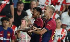 Lo que el espectador no ve: en el Barça de los brazos el que vale es el de Olmo