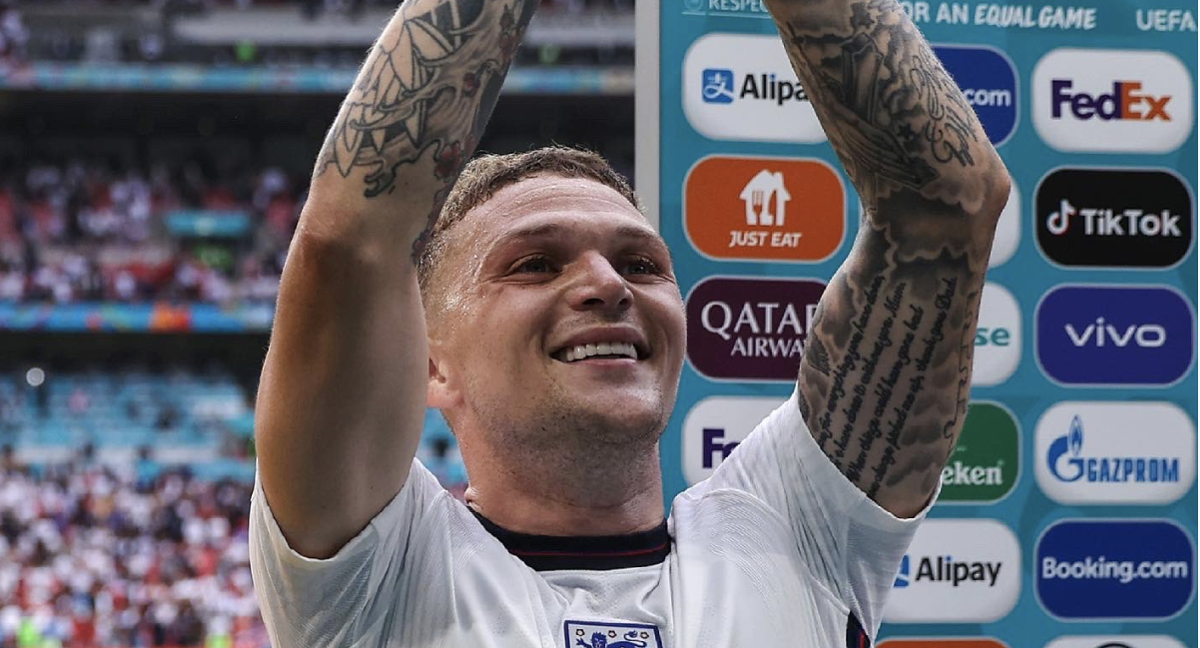 Trippier con la Selección inglesa