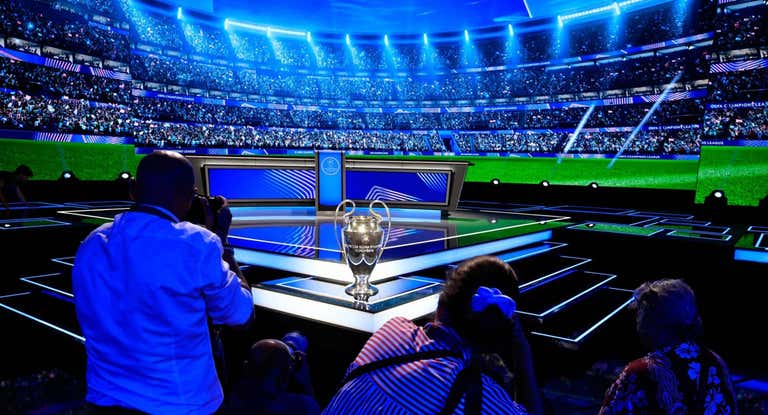 Trofeo de la Champions League.
