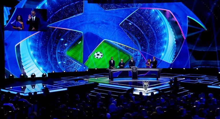 Sorteo de la nueva Champions League.
