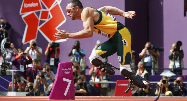 Oscar Pistorius en los Juegos Olímpicos de Londres 2012.