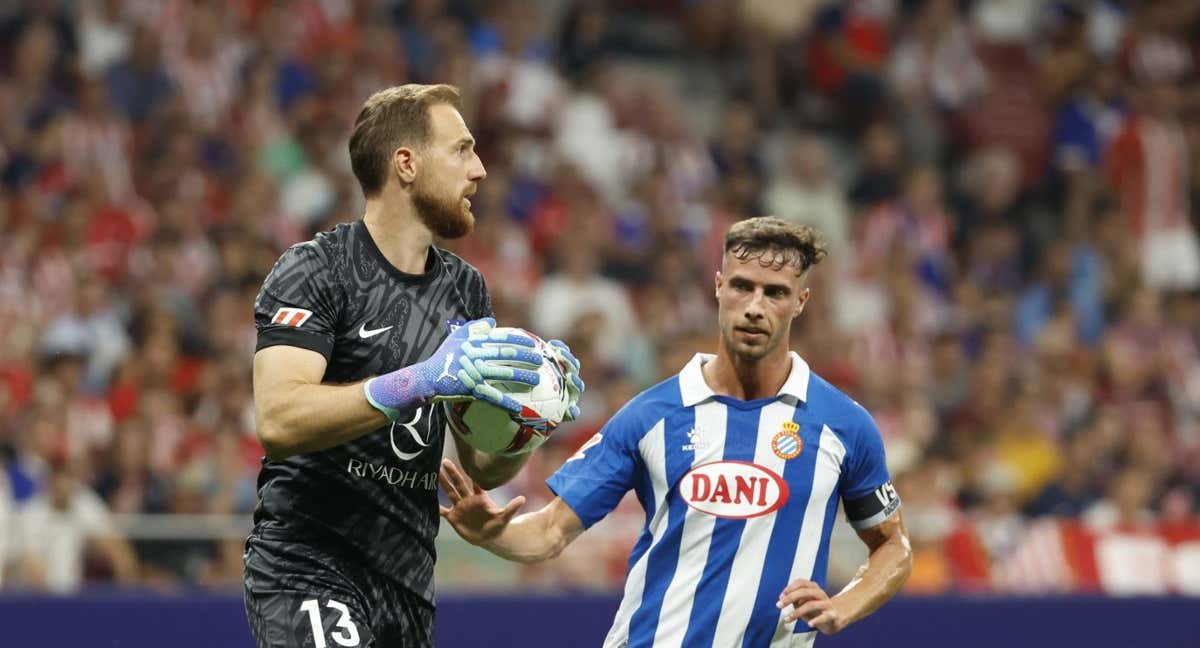 Oblak mantuvo la puerta a cero ante el Espanyol.